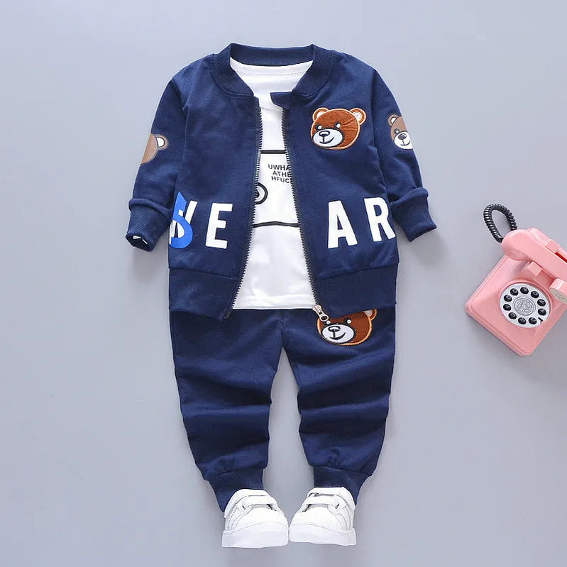2024 Fashion Autumn Baby Boys Clothes Set Boys Sport Suit Children Sets Kids Clothes Denim Clothes For Boys Clothing 1 3 4 Year