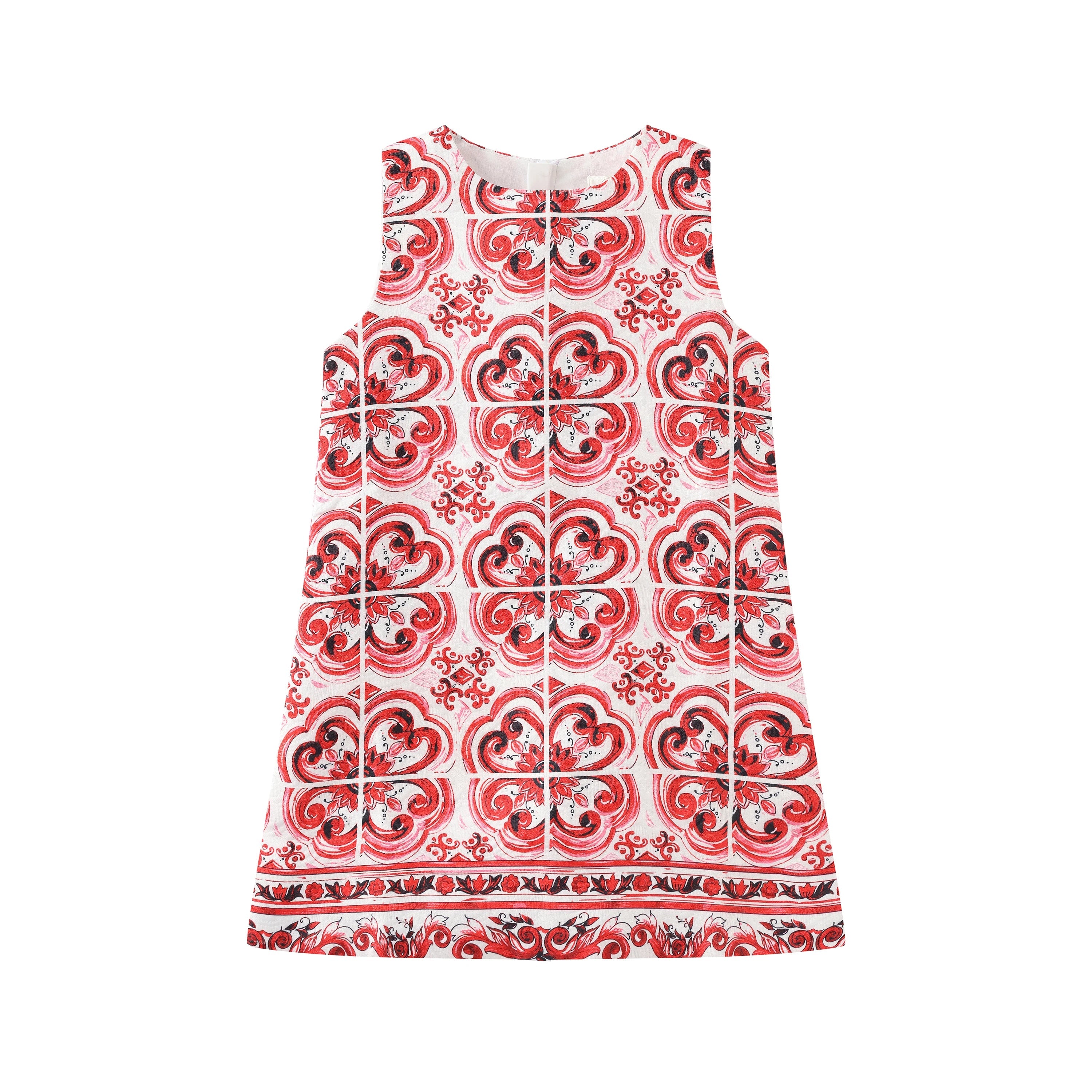 2024 Kids Dresses for Girls Clothes Sleeveless Children Clothing Princess Dress Summer Dress For Baby Girl 2-10Y 105