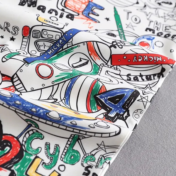 Women's Pencil Skirt High Waist Slim Skirts Print New Large Size Japan Cartoon Summer Young Girl Female Falda Sexy & Club