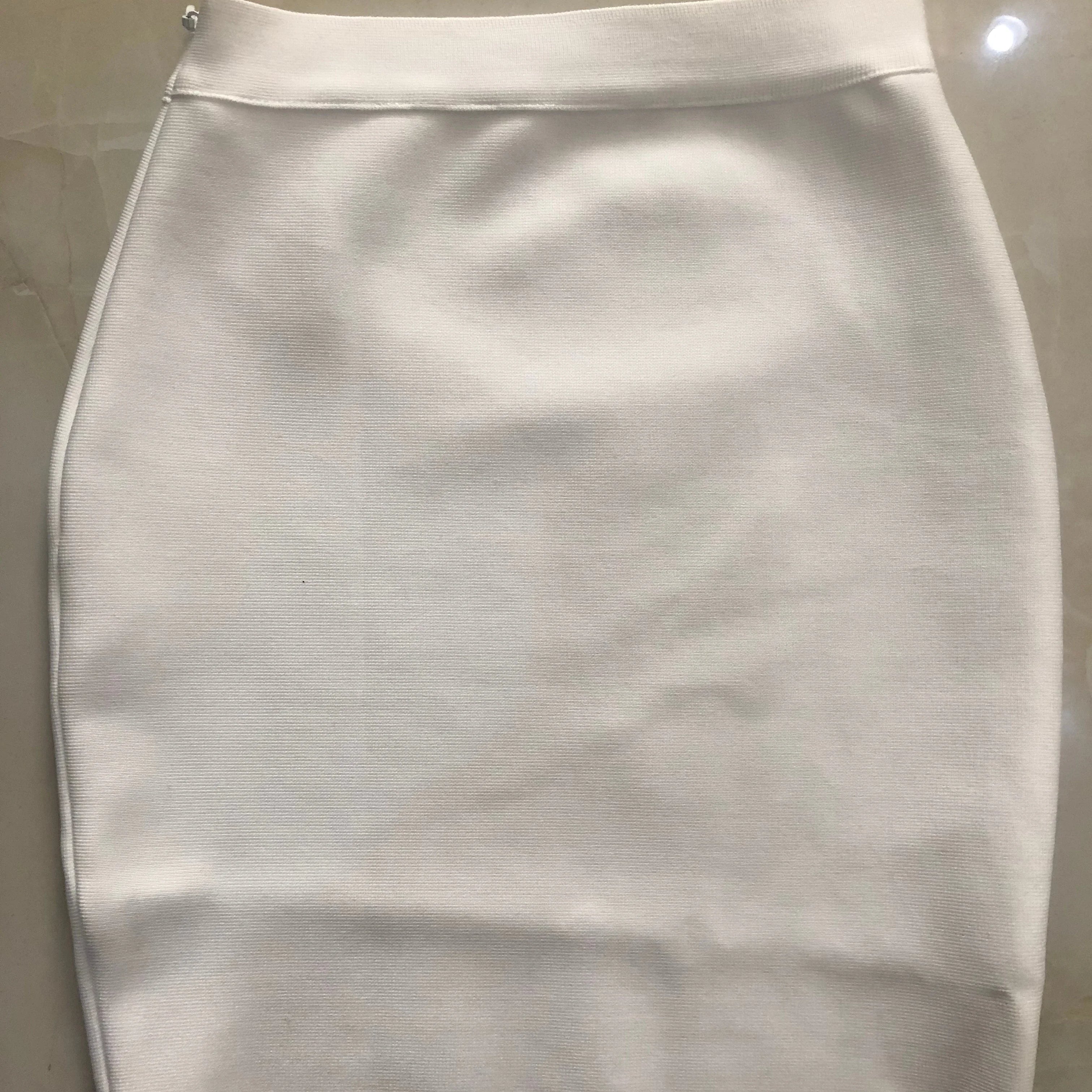 Wholesale Shipping Candy Color Sexy Women Bodycon Mini Bandage Skirt 2021 Designer Fashion Black Pencil Skirt Faldas 43cm