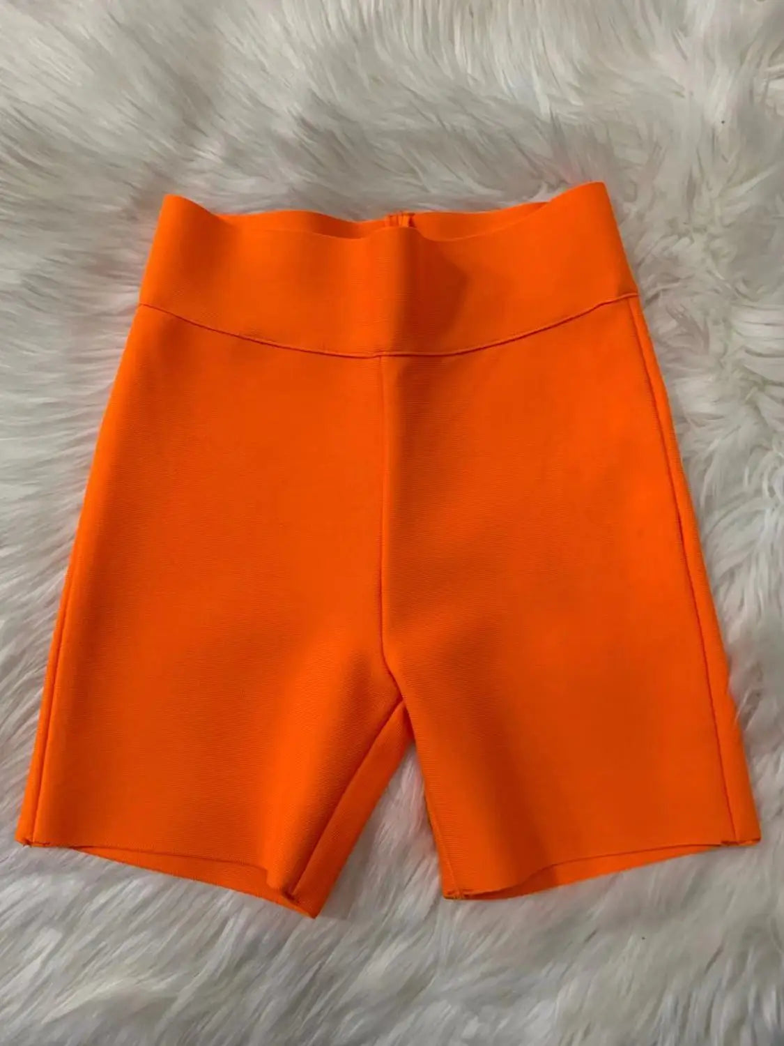 Calças de bandagem de rayon elásticas cinza preto e branco de celebridades de alta qualidade, shorts esportivos justos da moda