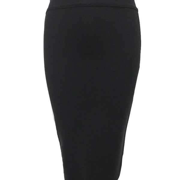 16 Colors Tight Pink Green Black Rayon Knee Length Bandage Skirt Night Club Party Skirt