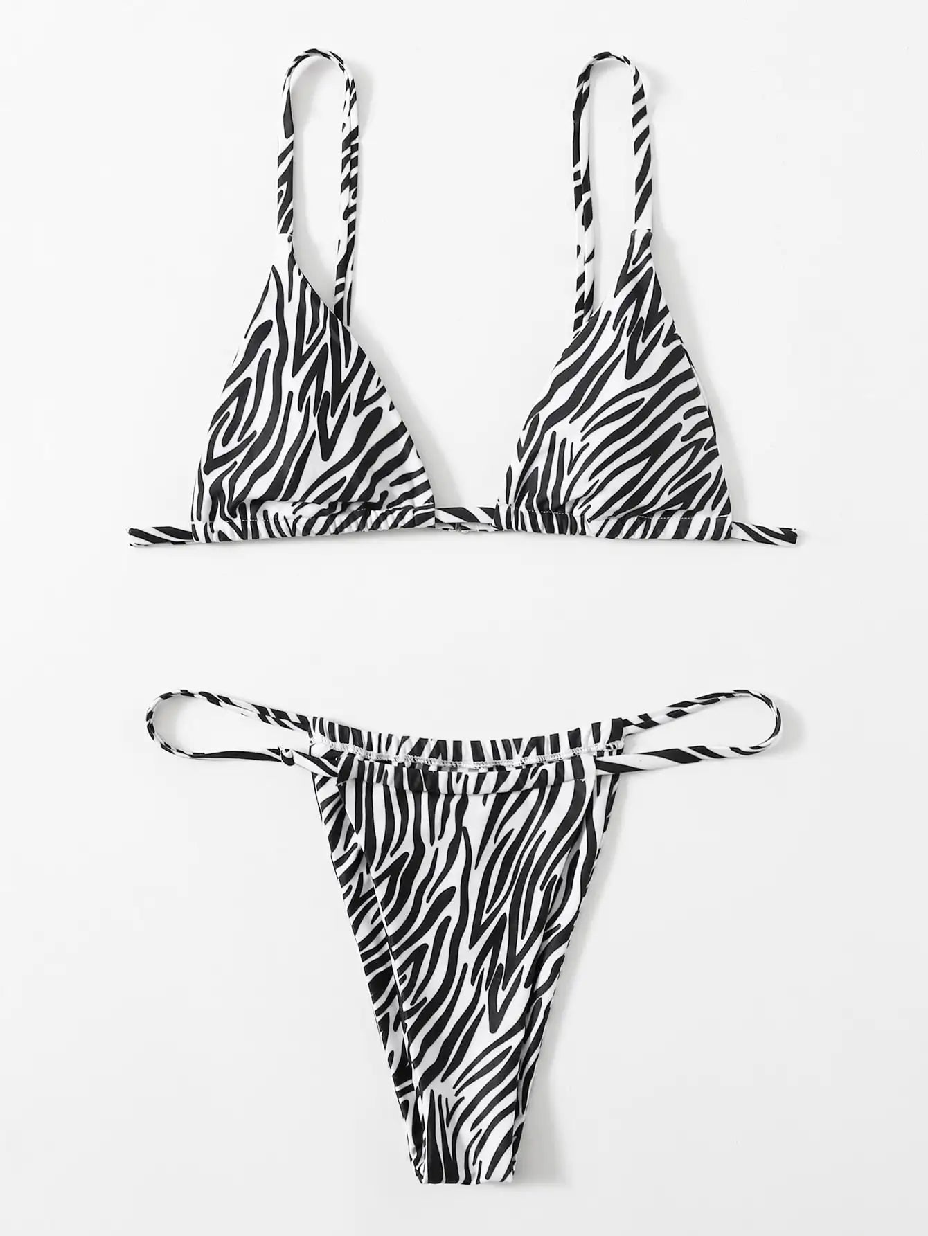 ZTVitality Zebra Print Push Up Bikini Sexy Bikinis 2021 New Arrival Padded Bra Low Waist Swimsuit Female Swimwear Women Biquini Picture Color 7