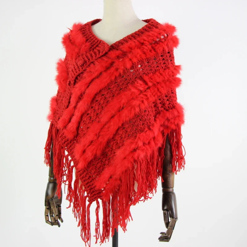 Spring wearing coat rabbit fur cape women's fur shawl all-match bride wedding formal dress free shipping