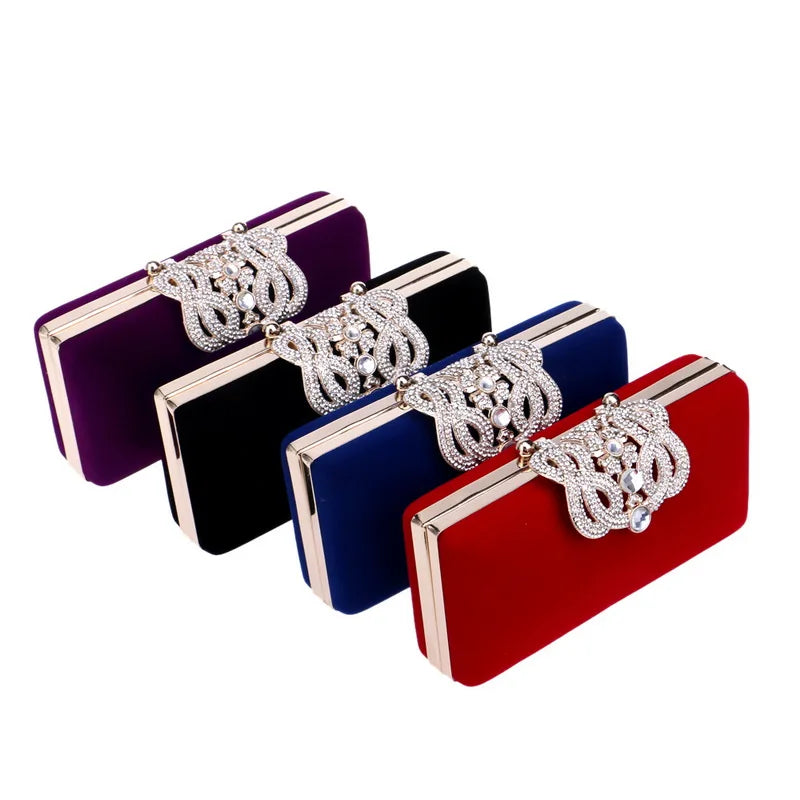 Clutch evening bags Crown rhinestones evening bags purse shoulder bag for wedding Diamonds Lady Purse Mini Evening Bags