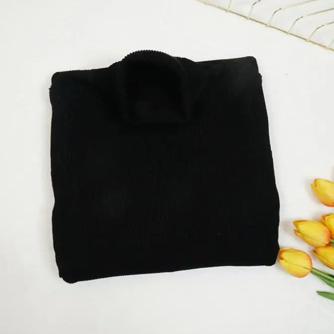 New Autumn Winter Women Knitted Dress Turtleneck Sweater Dresses Lady Slim Bodycon Long Sleeve Bottoming Dress Vestidos PP003 black One Size