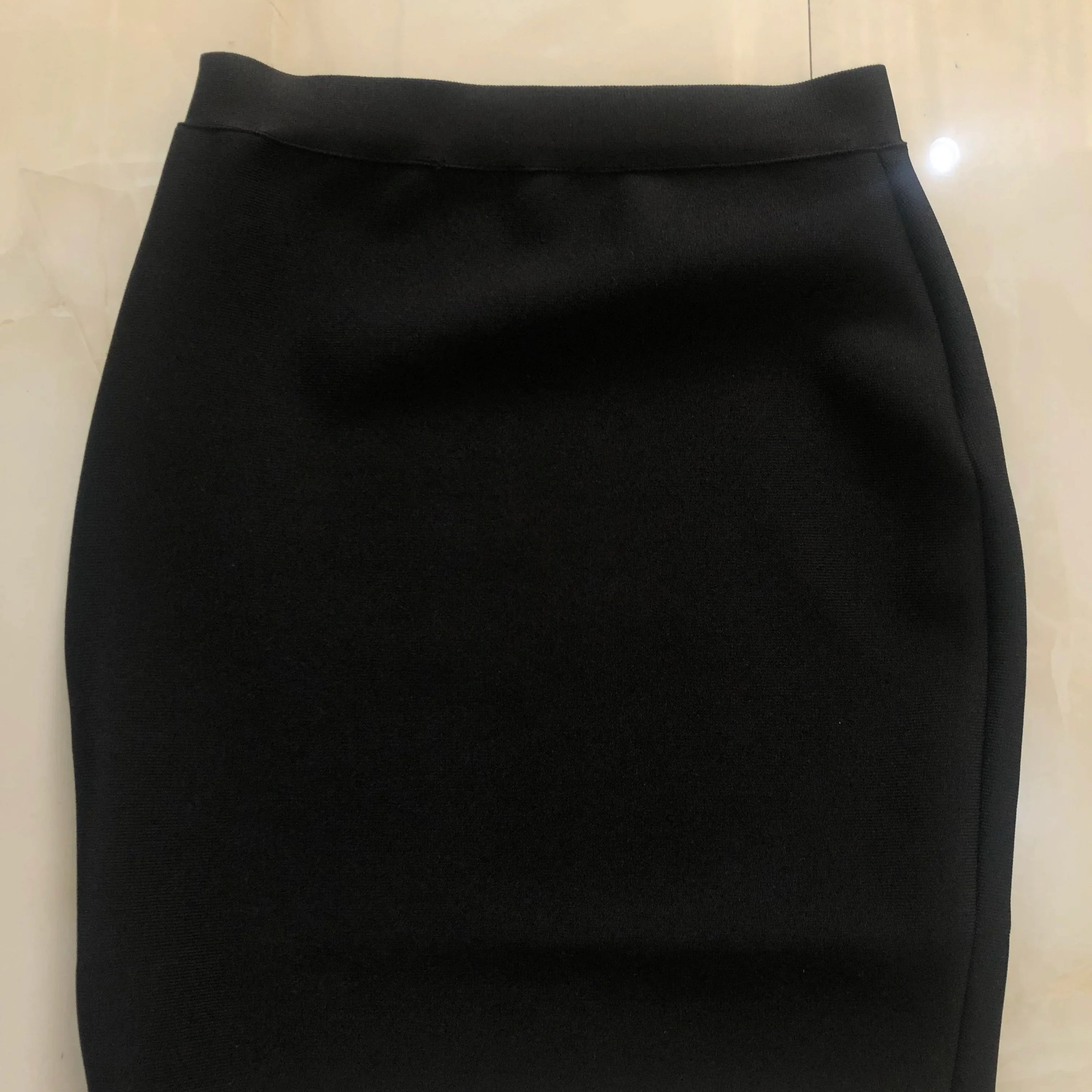 Wholesale Shipping Candy Color Sexy Women Bodycon Mini Bandage Skirt 2021 Designer Fashion Black Pencil Skirt Faldas 43cm