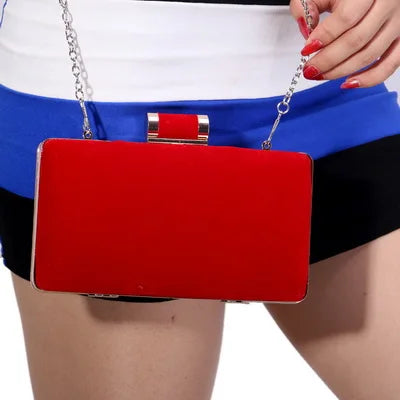 Clutch evening bags Crown rhinestones evening bags purse shoulder bag for wedding Diamonds Lady Purse Mini Evening Bags YM1053red