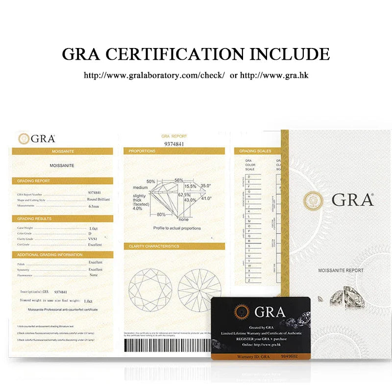 Real Moissanite Stud Earrings 14K White Gold Plated Sterling Silver 4 Prong Diamond Earring for Women Men Ear Stud 1ct 2ct 4ct