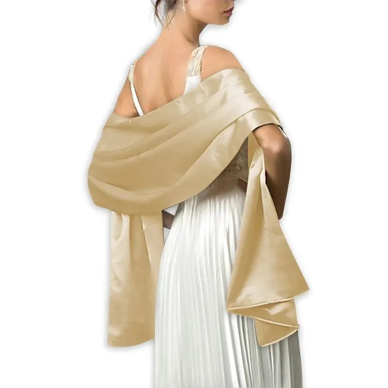 19 Colors Wrap Shaw Long Formal Wedding Party Ladies wrap shawl Elegant Evening Bridal shawl wrap fashion brand scarves champagne