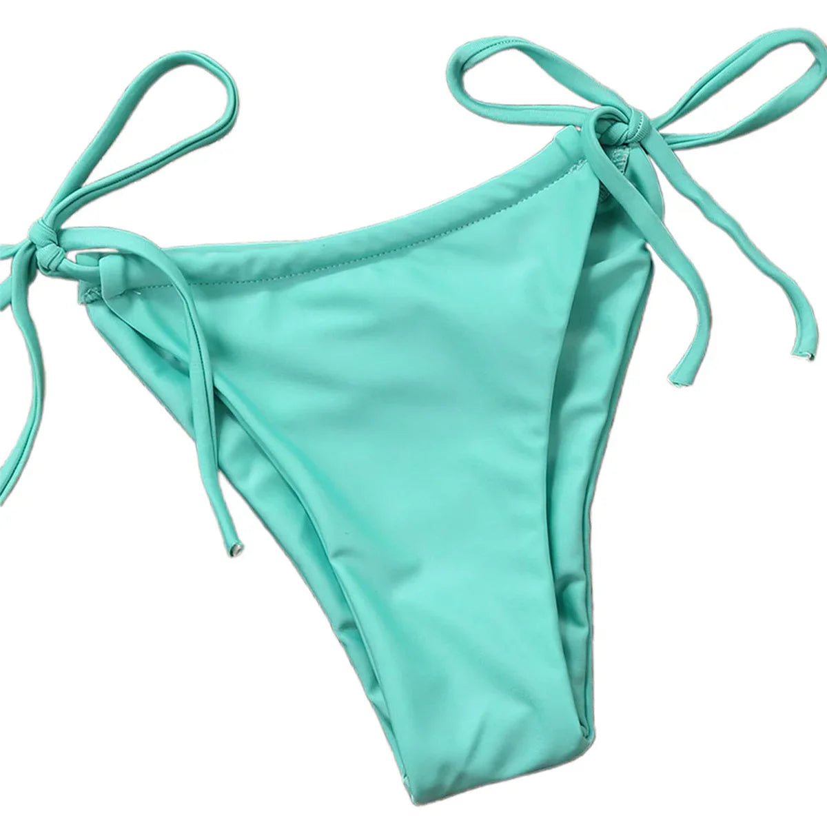 Push Up Padded Women Swimwear Bathing Suit Hirigin Sexy Straples Ruffles Bandage Women Bikini Set Pure Color Summer wear