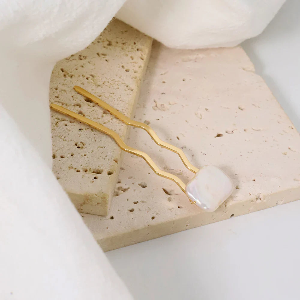 Natural Pearl Retro Hair Accessories Women Luxury Jewelry Hair Clips Flamenco Combs For Hair Girls Hair Pin Gift Gh0110 GH0110A