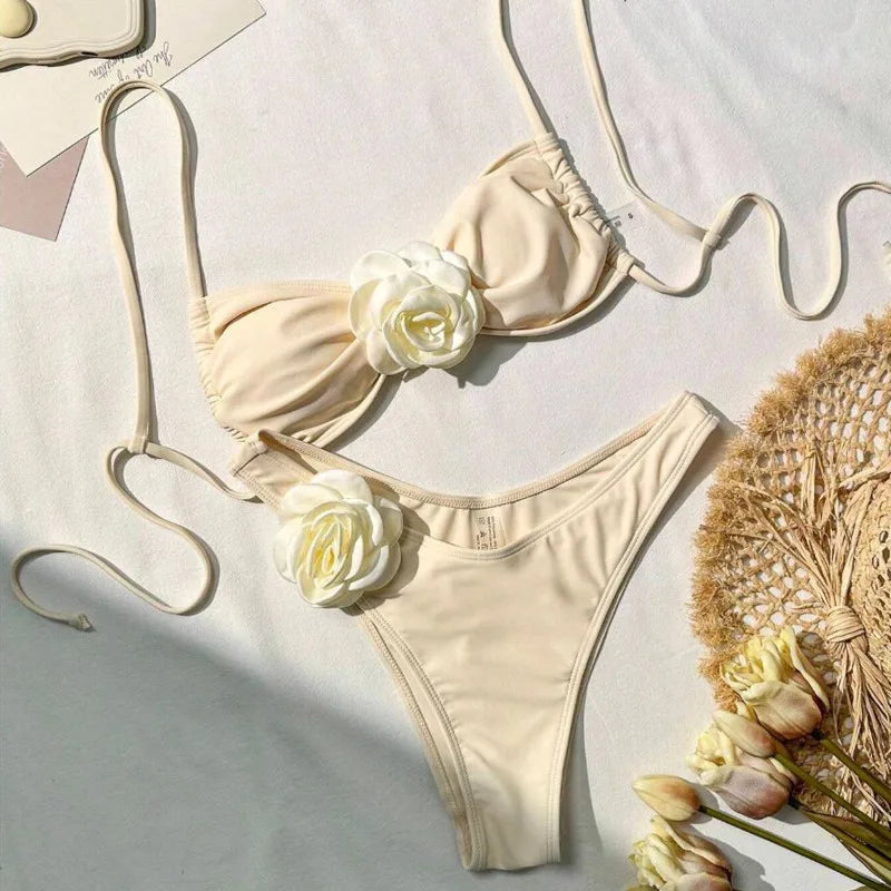 Sexy Bikinis Women's Swimwear Female Swimsuit For Swimming Wear Bathing Suits Brazilian Bikini Set Beachwear Pool Bather