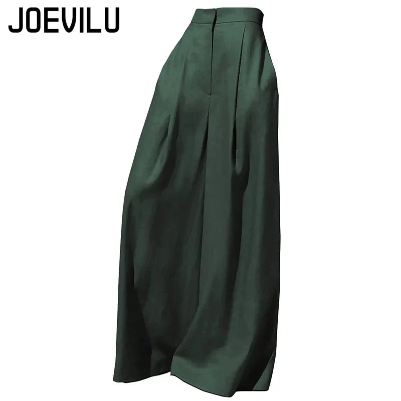 High Waisted Wide Leg Pants Spring/Autumn Thin Casual Floor Mops Women's Trendy Korean Slim Drape Leg Pants Streetwear Trousers