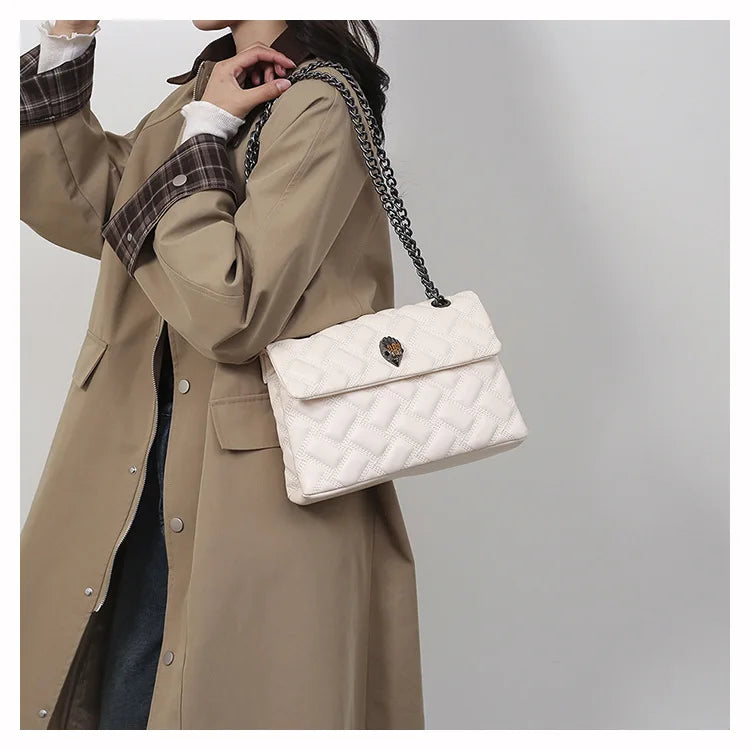 Women's Chain Bag | New Quilted Embroidery, High-Quality Texture, Versatile Shoulder & Crossbody