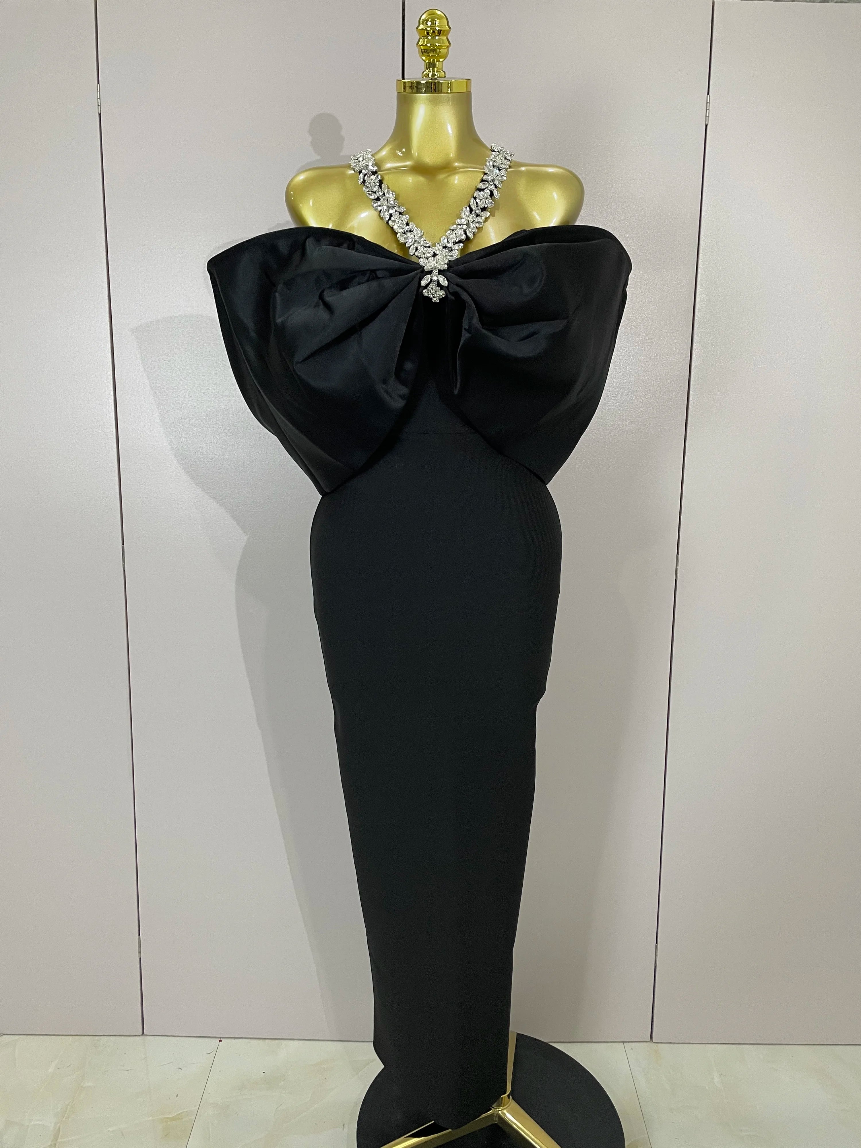 Luxury Rhinestone Chain Red Off Shoulder Vintage Butterfly Chic Bodycon Long Dress 2025 Elegant Evening Party Birtyday Clothing