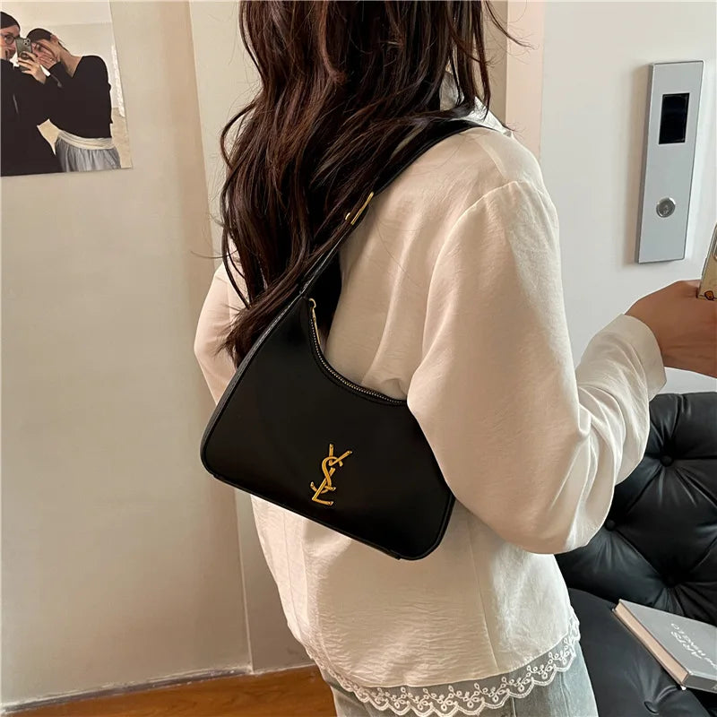 Exclusive Designer Shoulder Bag 2025 New, Versatile Women's Top Handle Tote & Underarm Purse, Vintage Style Crossbody Bag