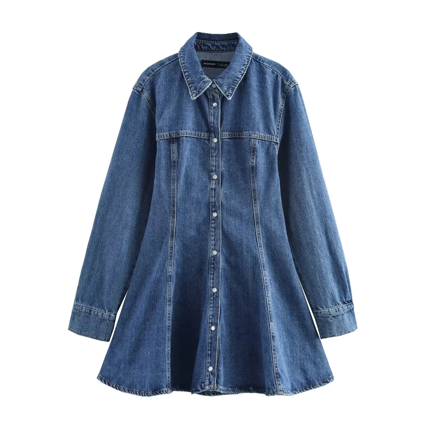 TRAFSHE Elegant Denim Dress Women Fashion Party In Short Dresses Woman Clothing Summer Dress Streetwear 8197083