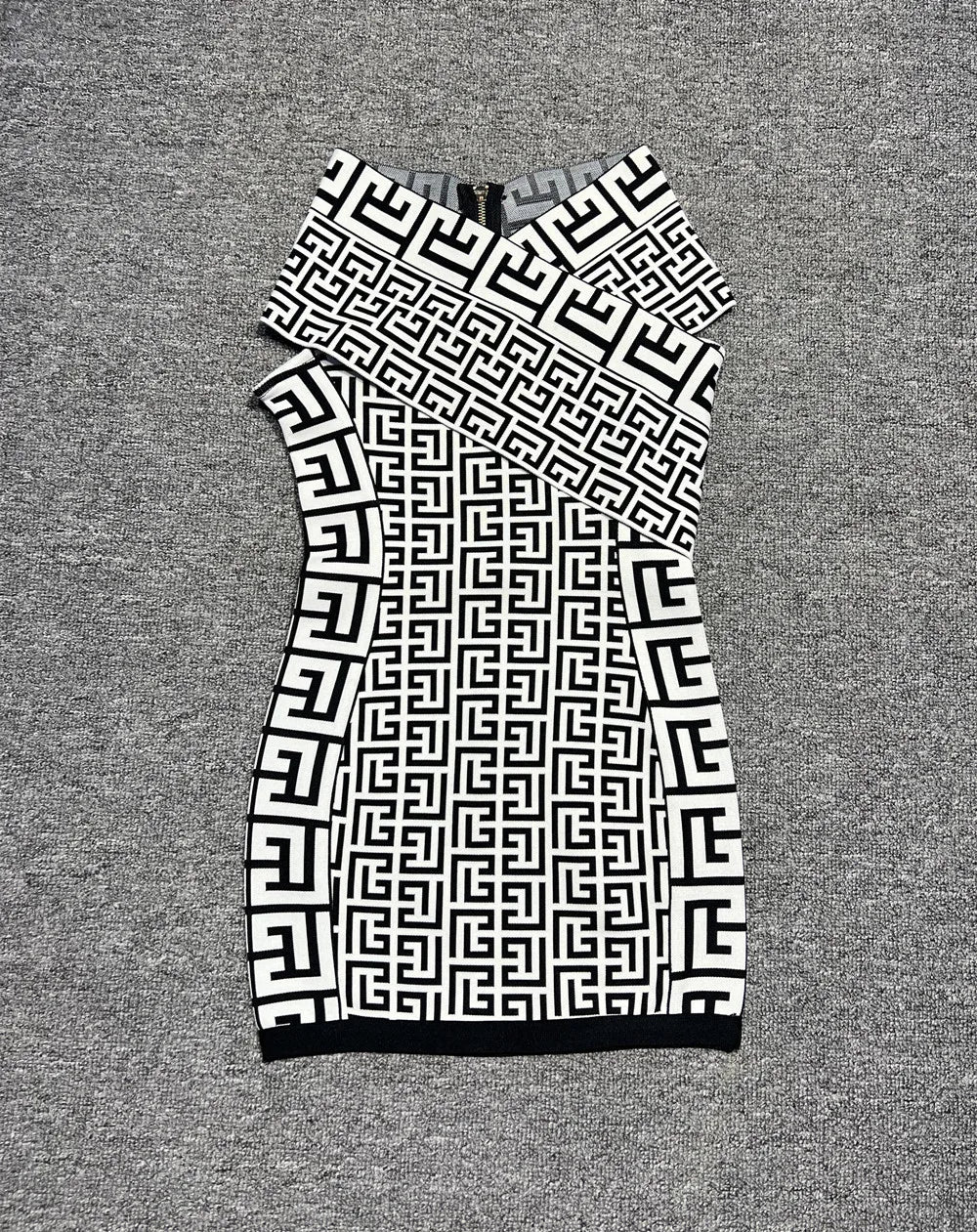 Women Sexy Slash Neck Off the Shoulder Bodycon Mini Bandage Dress Jacquard Elegant Evening Party Dress Wholesale