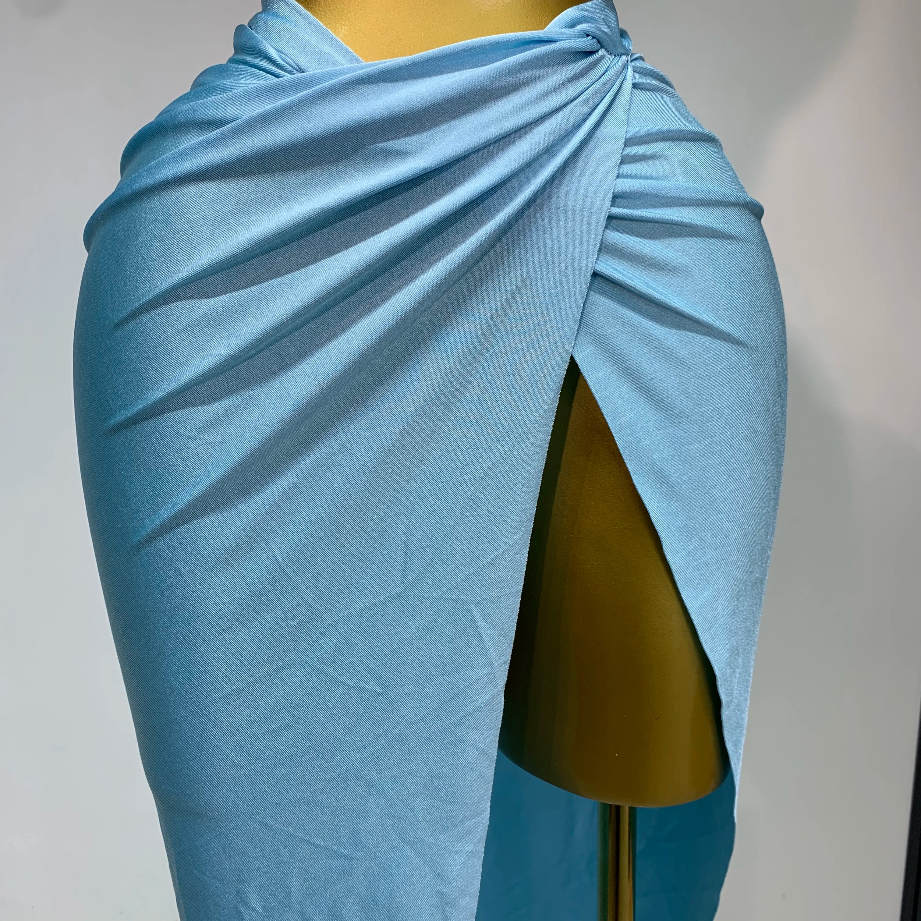 Women Sexy Stretched Crystal Diamonds Two Pieces Set Nightclub Singer Dancer Sparkly Stage Costume Evening Party Birthday Gowns