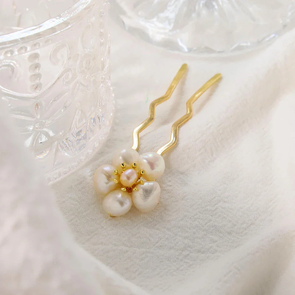 Natural Pearl Retro Hair Accessories Women Luxury Jewelry Hair Clips Flamenco Combs For Hair Girls Hair Pin Gift Gh0110 GH0113