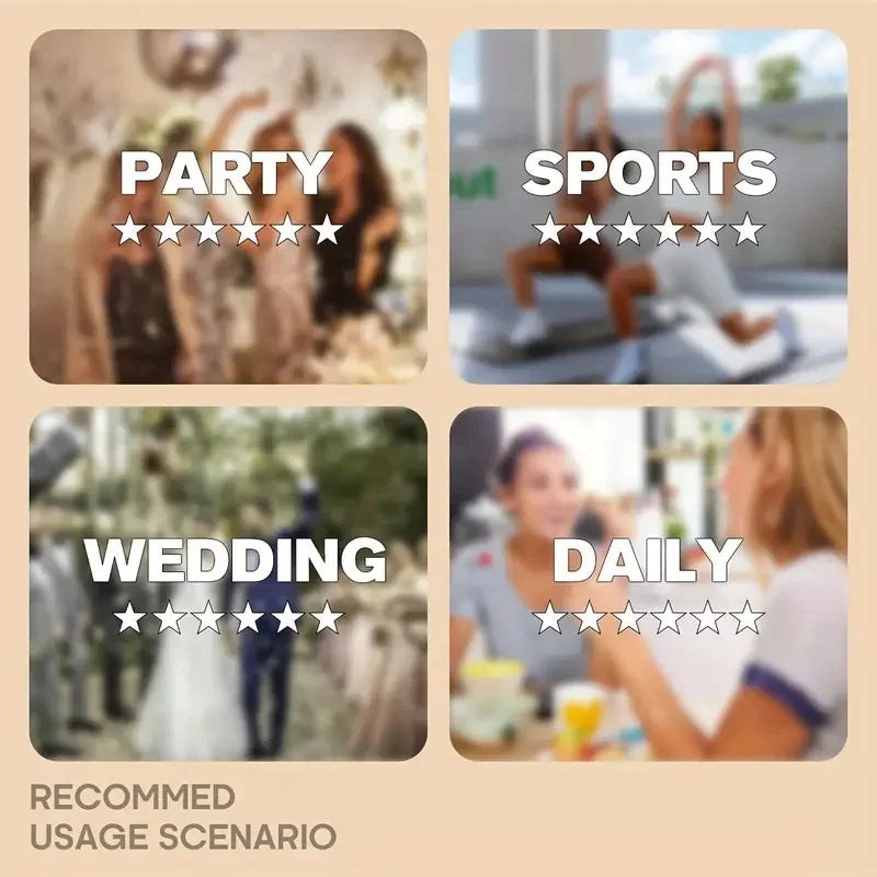 24Pc Purple Elegant Ballet Square Press-On French Nail Tips with 3D Butterfly&Floral Design Romantic Glitter Nail for Party Wear