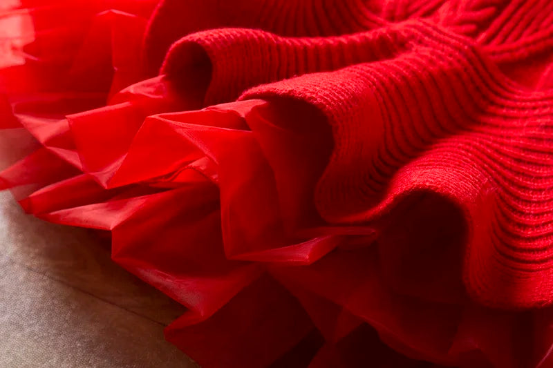 Girls Knitted Dress New Year Autumn Winter Clothes Reindeer Kids Dress For Girls Princess Costume Warm Christmas Dresses 3 8T