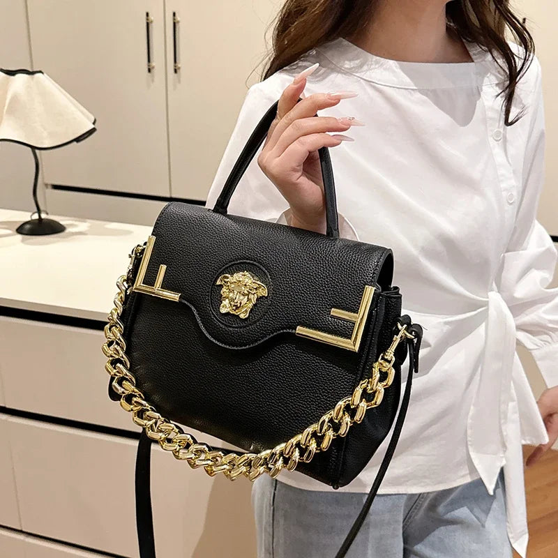 2026 Famous Designer Women's Stylish Leather Shoulder Bag - Classic Elegant Ladies Crossbody Bag Handbags Fashion