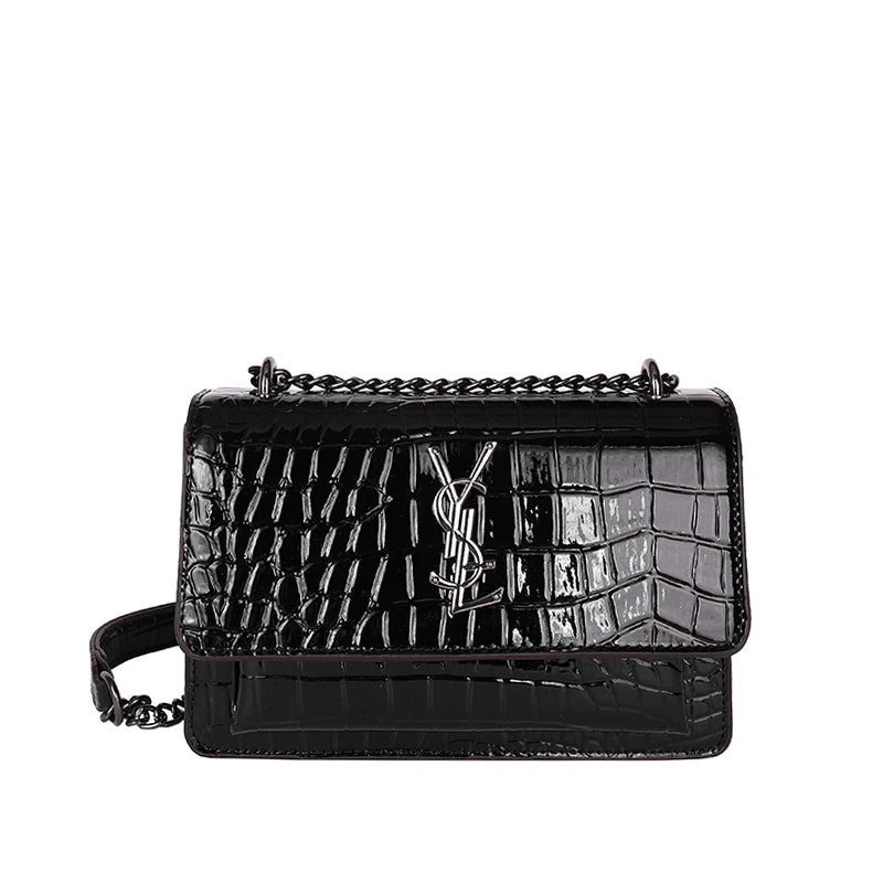 Fashion Women's Elegant Leather Shoulder Bag Luxury Handbag Classic Crossbody Tote For Stylish Ladies Look