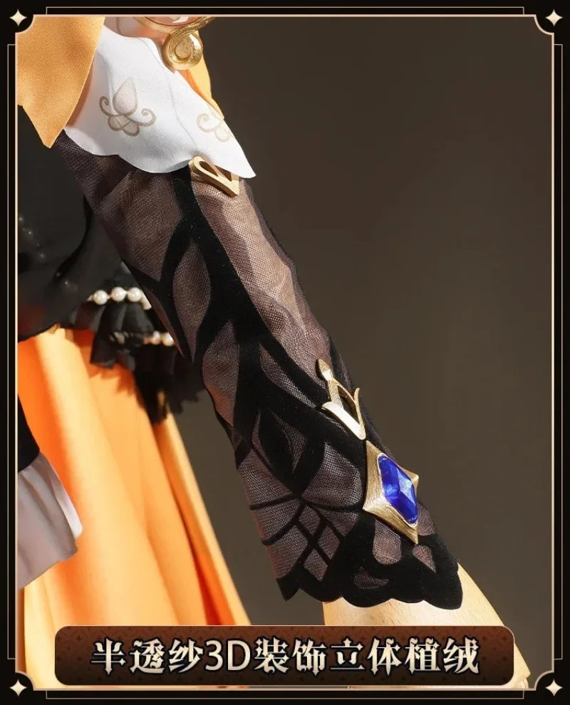 Navia Genshin Impact Cosplay Costume Wig Dress Uniform Fontaine Spina Di Rosula Hat Clorinde Halloween Costumes for Women