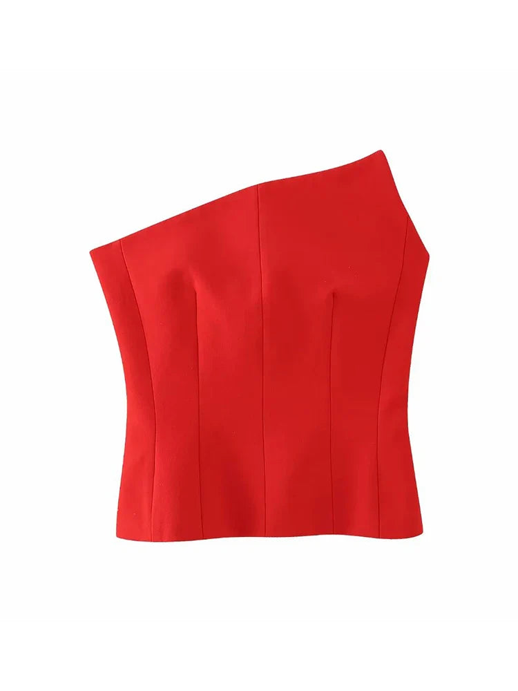 Stylish Women Elegant Cropped Tank Tops Summer Fashion Ladies Vintage Chic Slim Black Top Party Girls Sexy Tanks