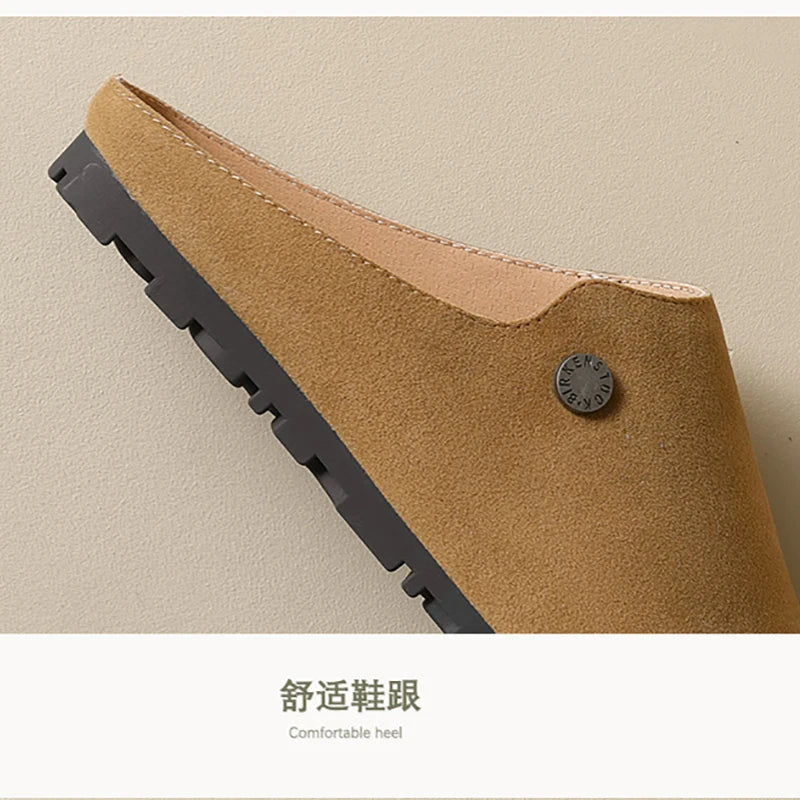 spring women's outdoor shoes Mules Slippers Ladies' casual flat shoes Work shoes Boat shoes Large sizes 41-43