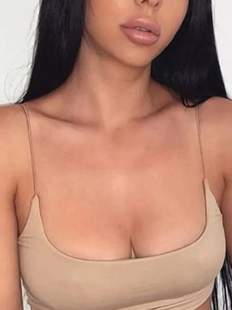 Womens Summer Camis Tanks Tops Sleeveless Cotton Bustier Unpadded Bandeau Bra Vest Crop Top Seamless Tees