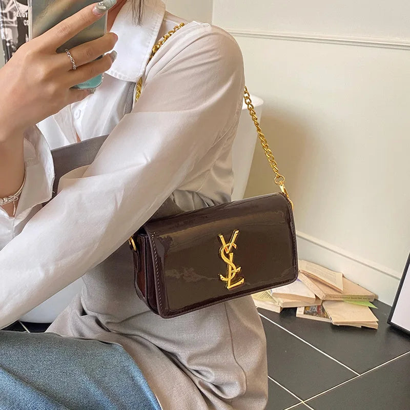 Retro Square Bag for Women, Structured Top Handle Purse, Vintage Inspired Shoulder Bag, Elegant Daily Crossbody Bag