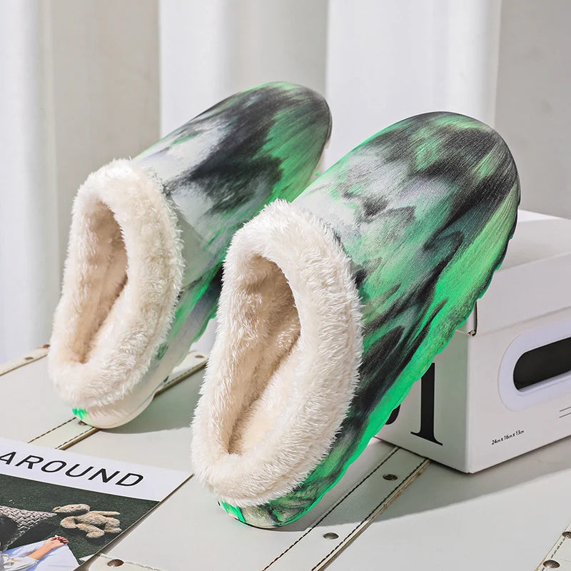 men boots 2024 New Winter Slippers Warm Men Shoes Waterproof Non-Slip Plush Sneakers Male tenis shoes Boots Men Sneakers Winter