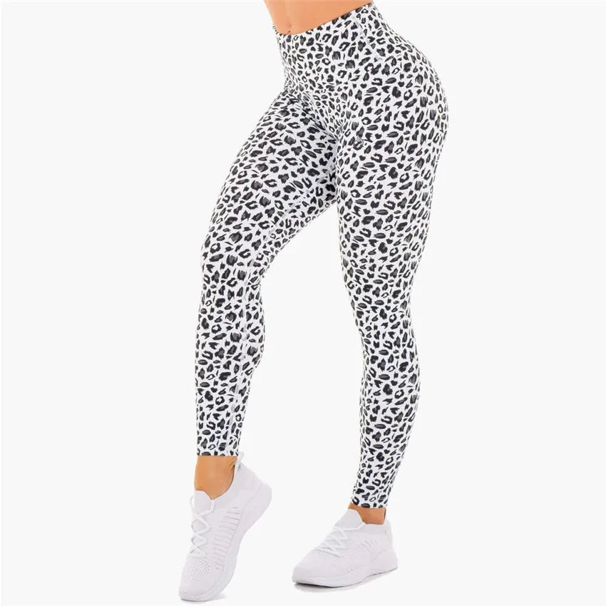 1PCS Nylon Yoga Sets Women Fitness One Shoulder Sport Bra Scrunch Booty Yoga Pants Fitness Leggings Women Workout Set white pant