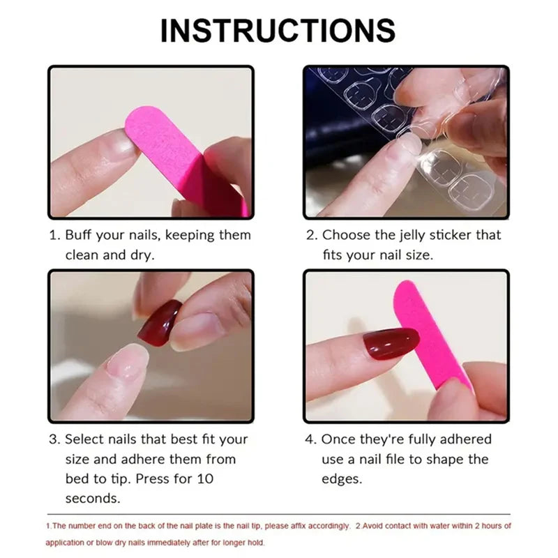 24pcs Flower Printed Fake Nail Tips INS Gradient Color Short Almond False Nails for Women Wearable European Press on Nails