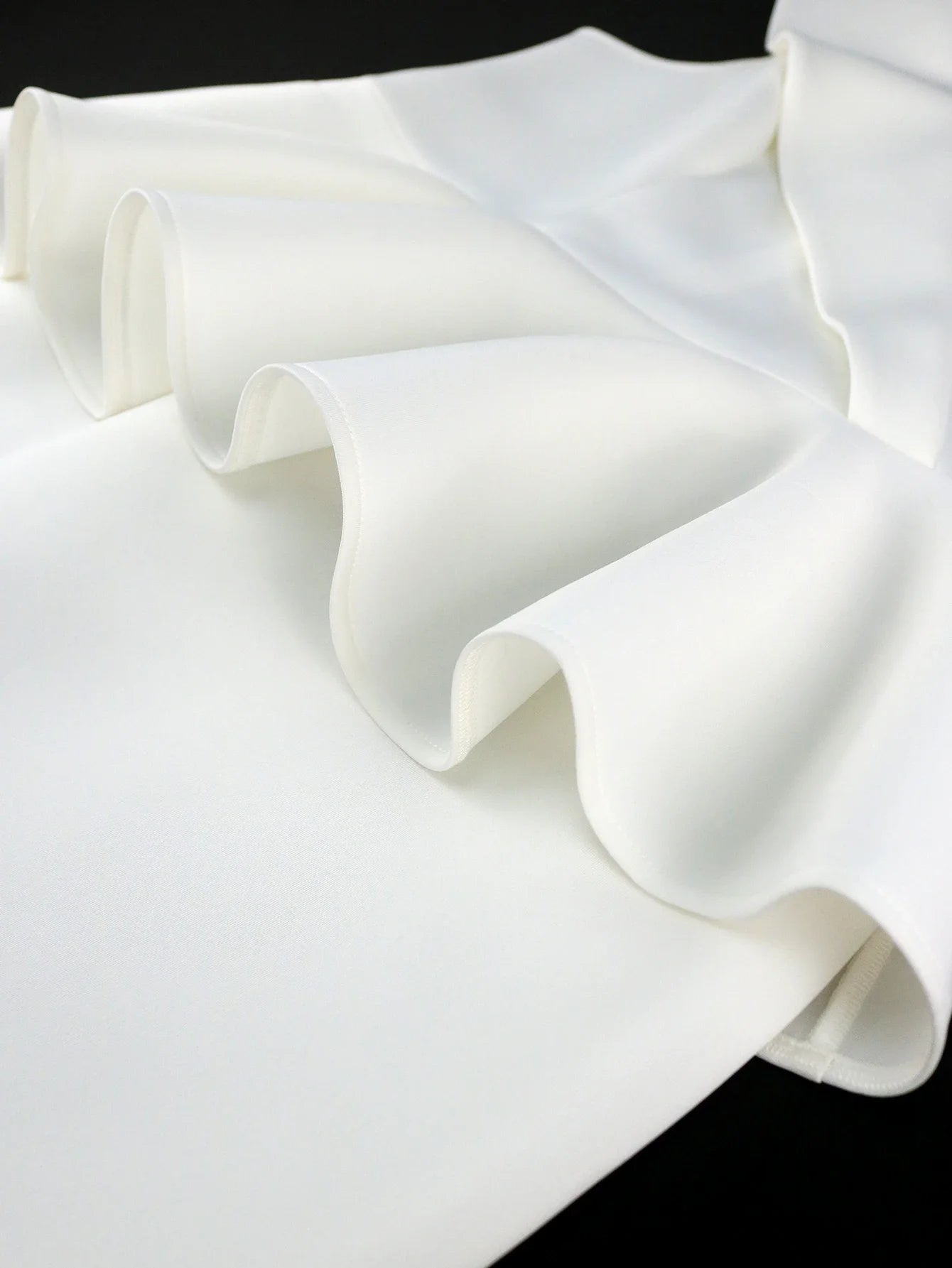 White Party Dress Plus Size For Women Peplum Ruffles Hem Bodycon Elegant Off Shoulder Gowns Wedding Birthday Evening Event Gowns