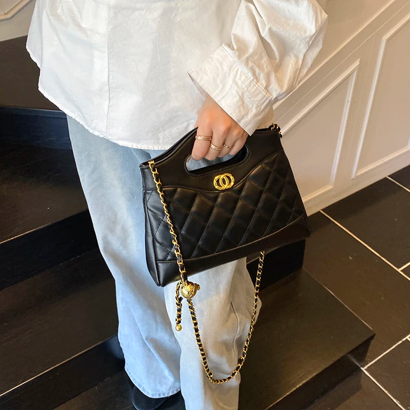 2025 Elegant Vintage Top Handle Bag, Convertible Shoulder & Crossbody Purse for Women, Classic Day-to-Night Clutch