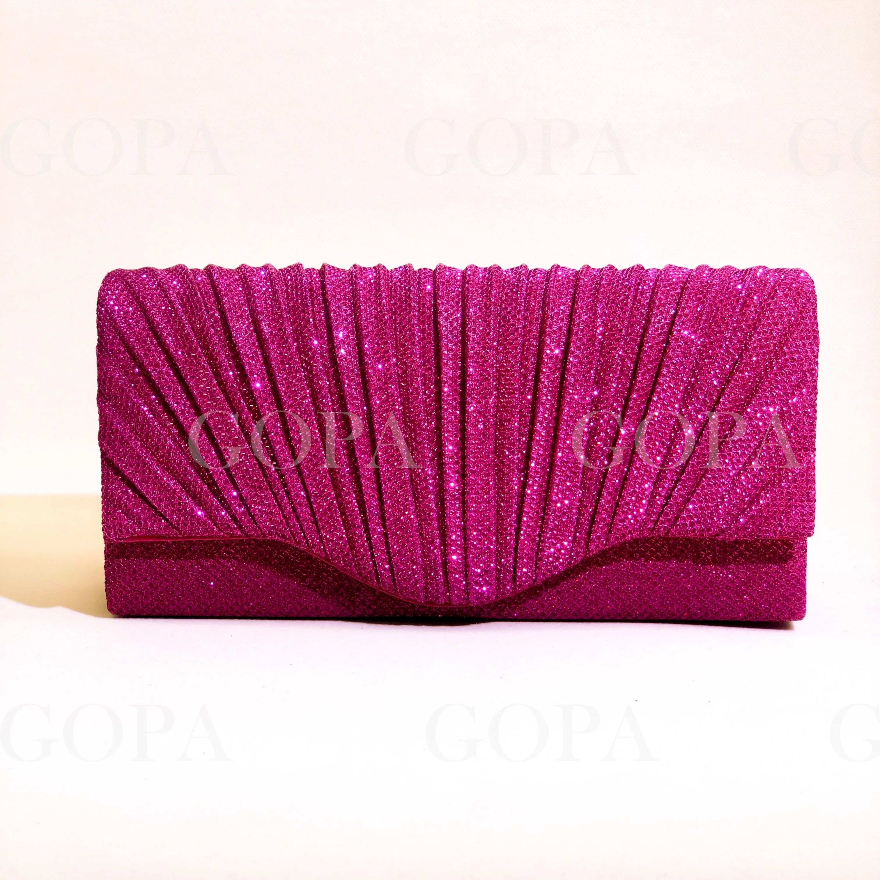 Women Lady Female Evening Dinner Clutch Shimmering Elegant Bag Shoulder bag Handbag Glitter Purse Party Coctail Wedding
