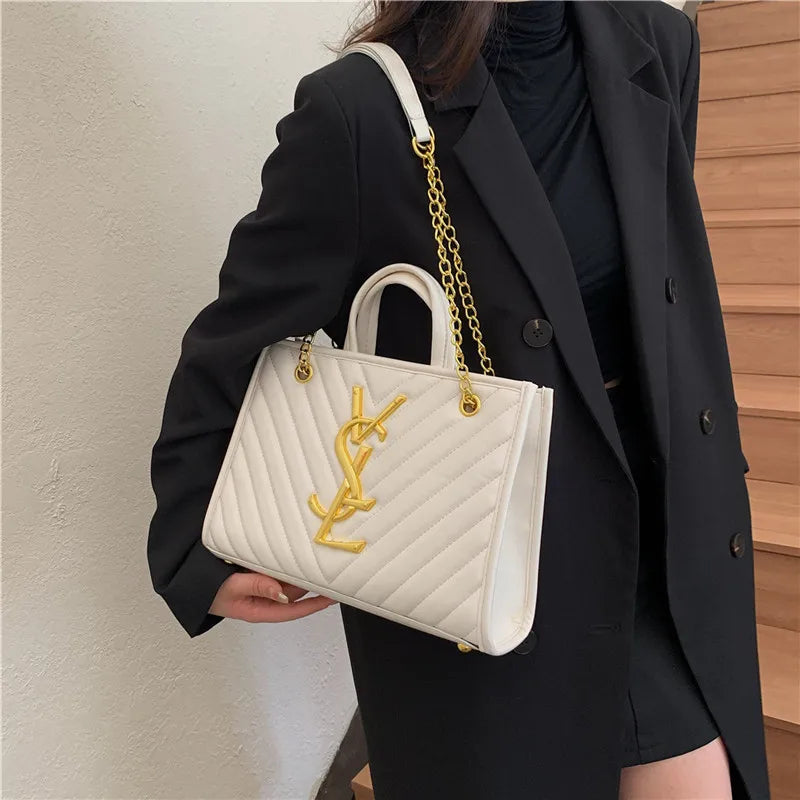 Luxury Brand Women's Handbag, Designer Leather Shoulder Bag For Elegant Ladies, Crossbody Bag Practical Choice