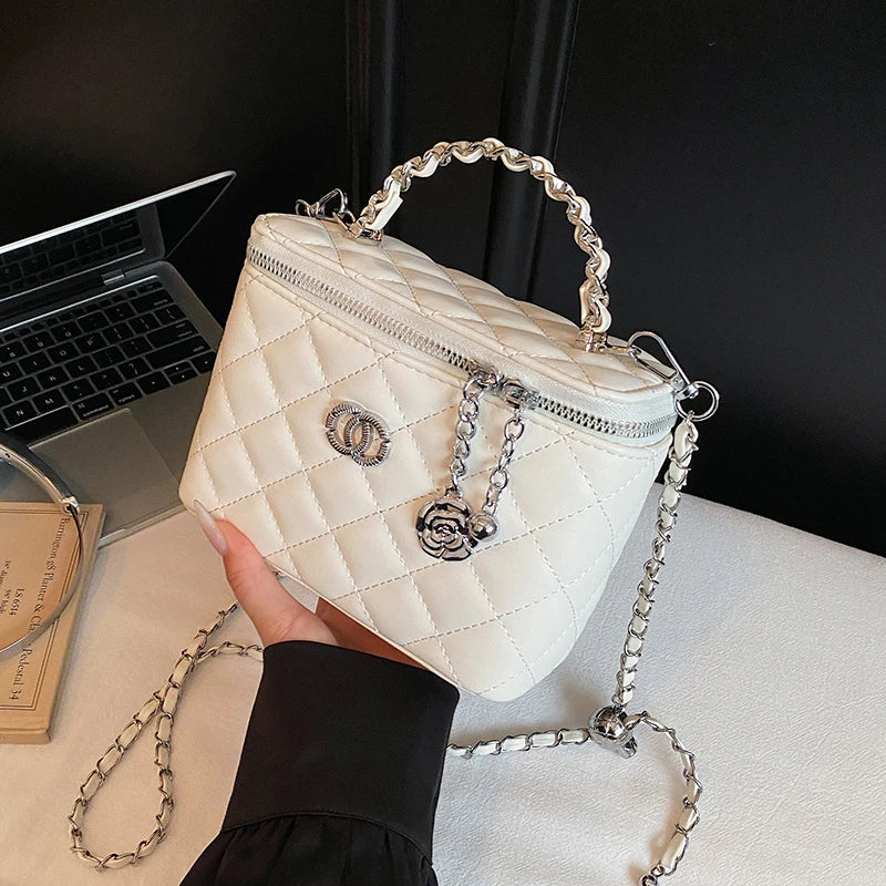 Women's Messenger Bag Leather Made Elegant Classic Shoulder Bag For Ladies Luxury Brand Famous Designer Tote Handbags