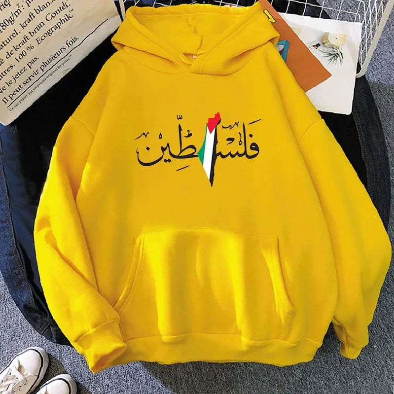Palestine Graphic Hoodies Harajuku Vintage Street Sweatshirts Comfortable Soft Pullovers Autumn Men/women Fleece Sudadera Tops 53346 6