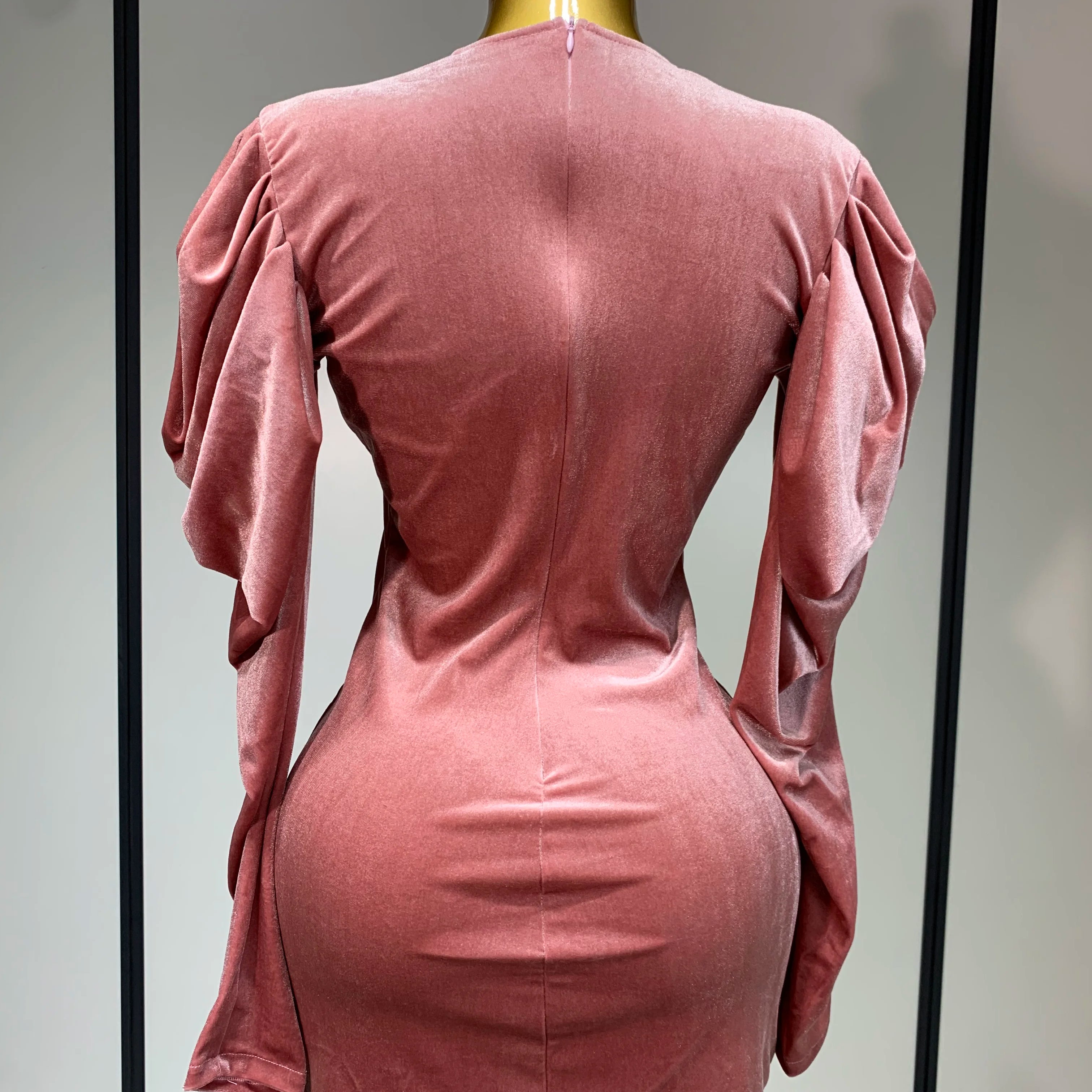 Luxury Birthday Dress Sparkly Crystals Sexy Mesh Velvet Short Dress 2025 Women Elegant Evening Party Nightclub Stage Costume