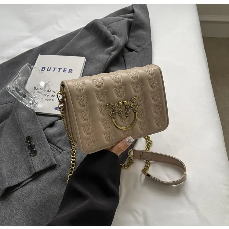 Chic 2025 Mini Square Bag, Stylish Chain Strap Purse, Women's Luxury Crossbody Bag for Daily & Evening