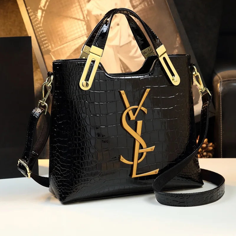 Original Design Genuine Leather Tote Bag for Women Large Capacity Spacious Work Bag Convertible Shoulder Strap Mature Elegant