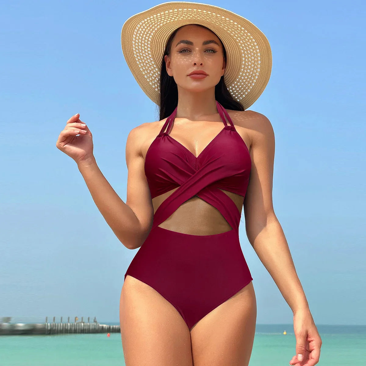 New Sexy Micro Bikini Women Push Up Padded Thong Swimsuit Female Cut Out Bathing Suit Swimwear Trajes De Baño