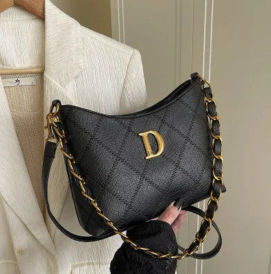 Fashion Casual Women's Bags, Large-capacity Commuter Versatile Oblique Straddle Bags, Fashionable Luxury Handbags