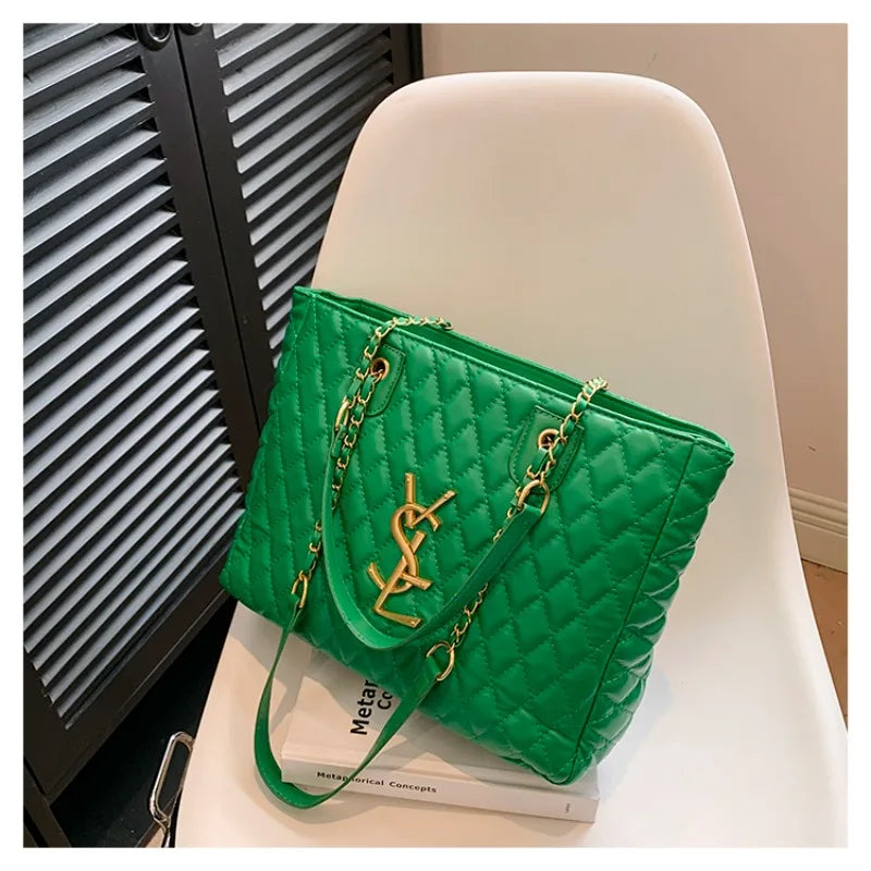 Elegant Women's Leather Fashion Shoulder Tote Designer Bag Luxury Classic Crossbody Handbag For Daily Trend Wear