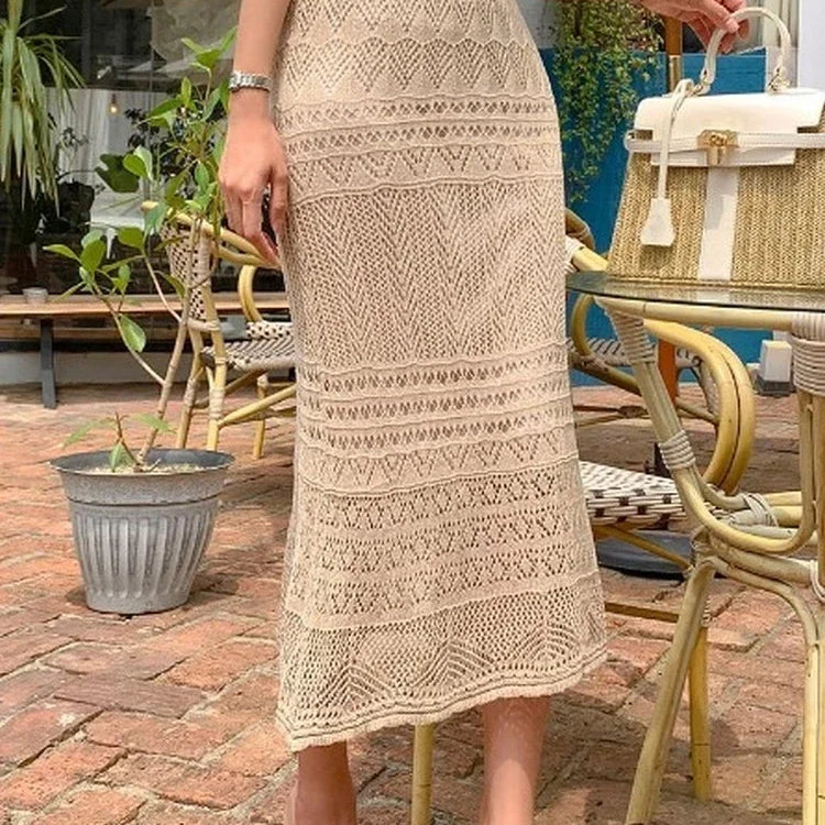 Women Skirt Summer Long Skirts Midi High Waist Girls Solid Vintage Skrits Sexy A Line Harajuku Skirt Y2k Kawaii Lace Pleated